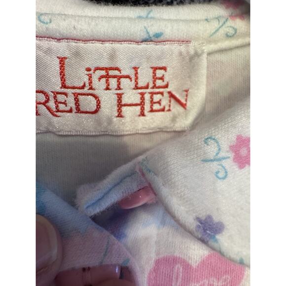 Little Red hen Vintage Baby Girl Patchwork Floral Cotton Romper 3-6 Months - Picture 4 of 14